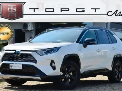 Usata Toyota RAV4 Hybrid Style 178 CV (130 kW) 2019 Bianco SUV