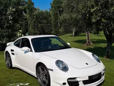 Usata Porsche 997 Turbo 480 CV (353 kW) 2009 Bianco Coupé