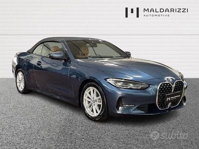 Usata BMW 420 Sport Line 190 CV (139 kW) 2023 Blu Cabrio