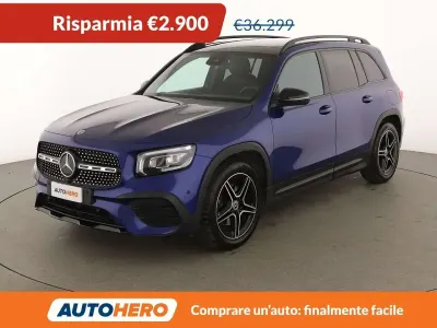 Begagnad Mercedes GLB200 AMG line 150 HK (110 kW) 2022 Blå SUV