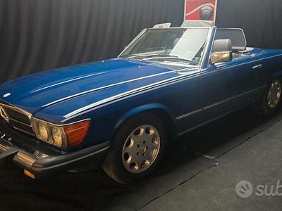 Usata Mercedes SL380 210 CV (154 kW) 1983 Blu Cabrio