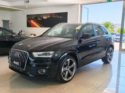 Usata Audi Q3 S-Line 177 CV (130 kW) 2014 Nero SUV