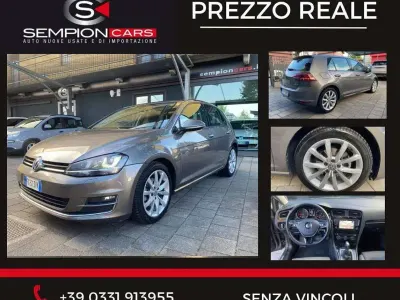 Usata VW Golf VII Highline 110 CV (80 kW) 2017 Grigio Berlina