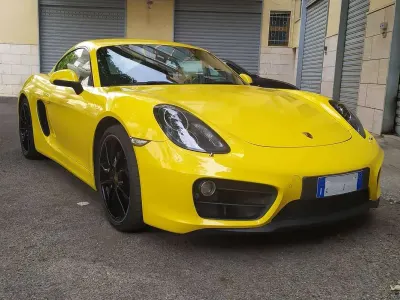 Usata Porsche Cayman Chrono 275 CV (202 kW) 2015 Giallo Coupé