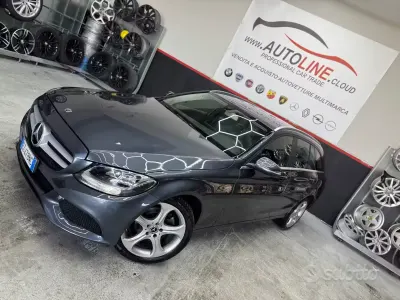 Usata Mercedes C180 116 CV (85 kW) 2015 Grigio Station wagon