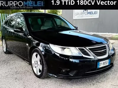 Usata Saab 9-3 Vector 180 CV (132 kW) 2009 Nero Station wagon