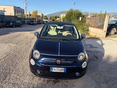 Usata Fiat 500C Riva 95 CV (69 kW) 2017 Blu/azzurro Cabrio