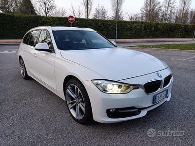 Usata BMW 316 Sport Line 116 CV (85 kW) 2014 Bianco Station wagon