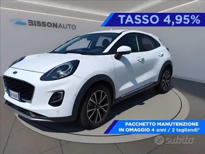 Usata Ford Puma Titanium S 125 CV (91 kW) 2023 Bianco frozen SUV