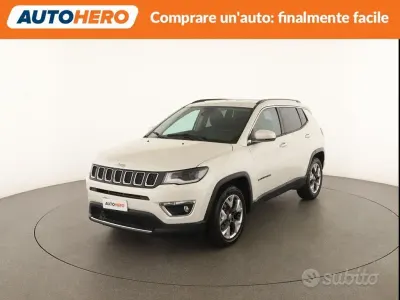 Usata Jeep Compass Limited 140 CV (102 kW) 2019 Bianco SUV