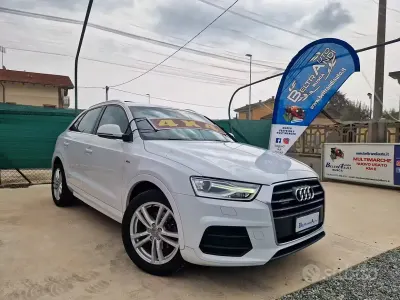 Usata Audi Q3 S-Line 150 CV (110 kW) 2015 Bianco SUV