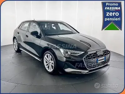 Usata Audi A3 Advanced Plus 150 CV (110 kW) 2025 Nero Berlina