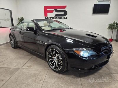 Usata BMW 645 Cabriolet Efficient Dynamics 333 CV (244 kW) 2005 Nero Cabrio