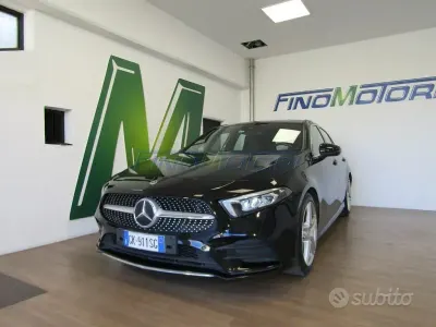 Usata Mercedes A180 AMG 136 CV (100 kW) 2020 Nero Berlina