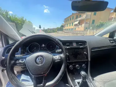 Usata VW Golf VII 110 CV (80 kW) 2017 Bianco Berlina