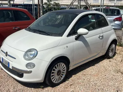 Usata Fiat 500 Lounge 69 CV (50 kW) 2013 Bianco Utilitaria