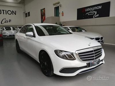 Usata Mercedes E220 Premium Plus 194 CV (142 kW) 2019 Bianco Berlina
