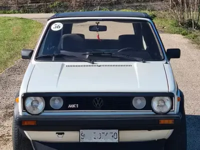 Usata VW Golf Cabriolet 1981 Bianco Cabrio