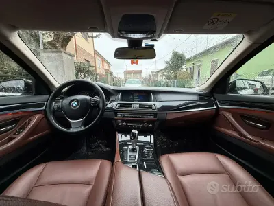 Usata BMW 520 Sport Line 184 CV (135 kW) 2014 Bianco Station wagon