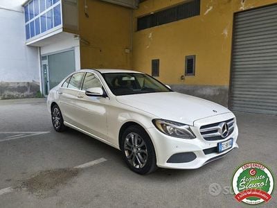 Usata Mercedes C220 170 CV (125 kW) 2016 Bianco Berlina
