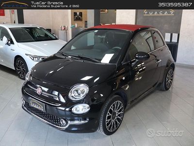 Usata Fiat 500C Connect 70 CV (51 kW) 2023 Nero Cabrio