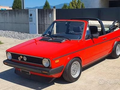 Usata VW Golf Cabriolet Karmann 70 CV (51 kW) 1981 Rosso Cabrio