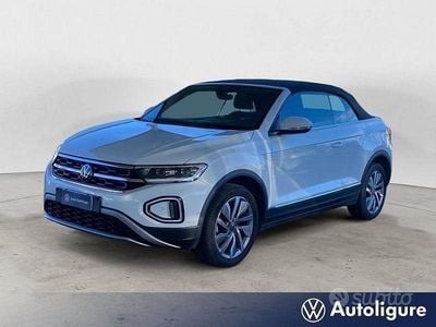Usata VW T-Roc Cabriolet Style 110 CV (80 kW) 2022 Bianco Cabrio