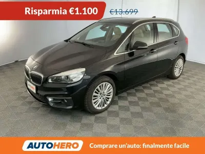 Usata BMW 218 Active Tourer Luxury Line 150 CV (110 kW) 2017 Nero Monovolume