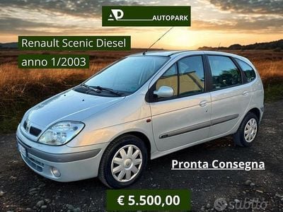 Usata Renault Scénic 101 CV (74 kW) 2003 Grigio Monovolume