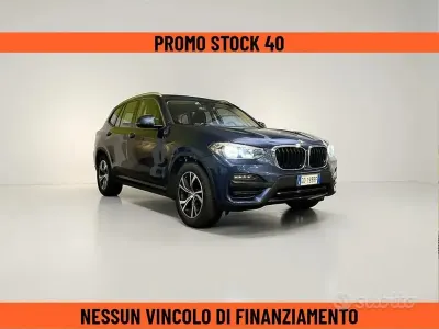 Usata BMW X3 Advantage 190 CV (139 kW) 2020 Blu SUV