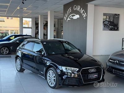 Usata Audi A3 S-Line 116 CV (85 kW) 2017 Nero Berlina