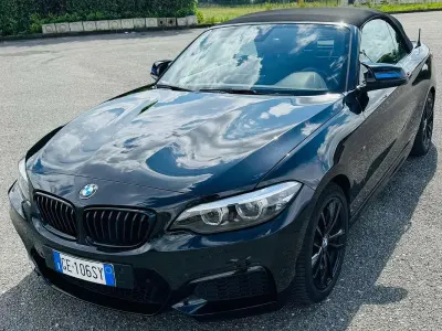 Usata BMW 218 M Sport 136 CV (100 kW) 2021 Nero Cabrio