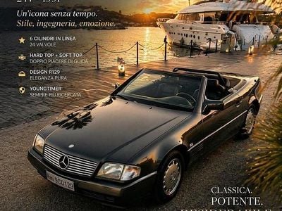 Begagnad Mercedes SL300 231 HK (169 kW) 1991 Brun Cab