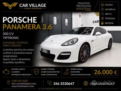 Usata Porsche Panamera 300 CV (220 kW) 2012 Bianco Utilitaria