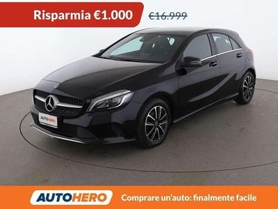 Usata Mercedes A180 109 CV (80 kW) 2017 Nero Berlina