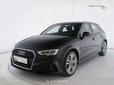 Usata Audi A3 Admired 116 CV (85 kW) 2020 Nero brillante Berlina