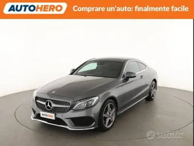 Usata Mercedes C220 Premium 170 CV (125 kW) 2017 Grigio Coupé
