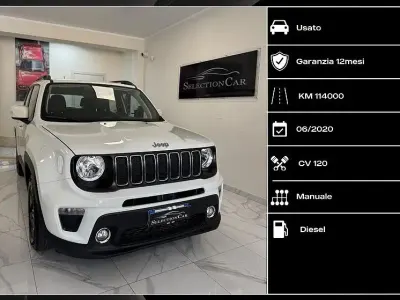 Usata Jeep Renegade Longitude 120 CV (88 kW) 2020 Bianco SUV