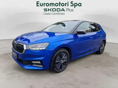 Usata Skoda Fabia Style 80 CV (58 kW) 2023 Blu/azzurro Utilitaria