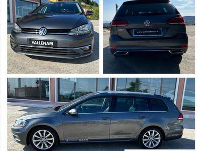 Usata VW Golf VII Executive 116 CV (85 kW) 2019 Grigio scuro metallizzato Station wagon