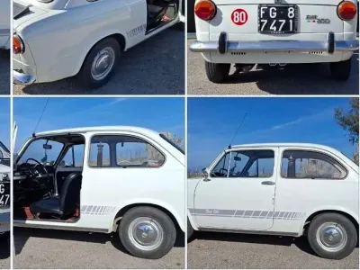 Occasion Fiat 850 S 48 ch (35 kW) 1969 Blanc Berline