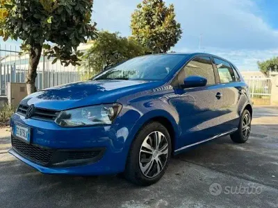 Brugt VW Polo Comfortline 90 HK (66 kW) 2010 Blå Hatchback