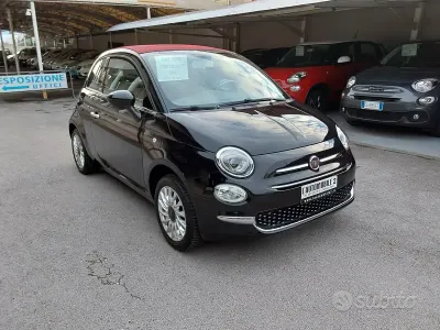 Usata Fiat 500 Lounge 69 CV (50 kW) 2016 Nero Cabrio