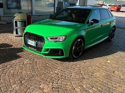 Usata Audi RS3 Ambiente 400 CV (294 kW) 2018 Verde Berlina