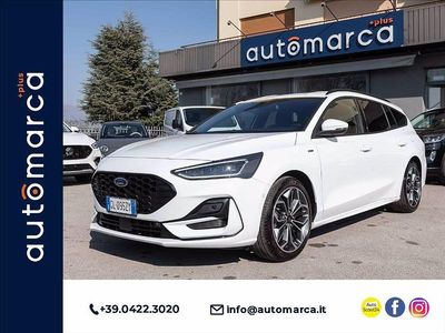 Usata Ford Focus ST-Line X 125 CV (91 kW) 2023 Bianco Station wagon