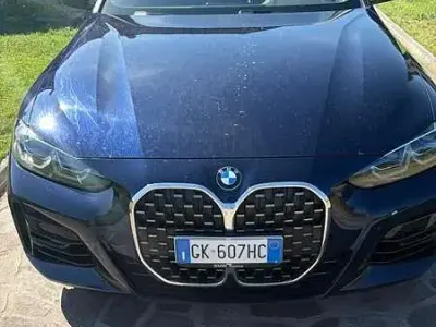 Usata BMW 420 M Sport 190 CV (139 kW) 2022 Blu/azzurro Cabrio