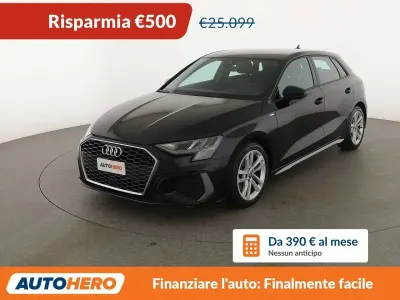 Usata Audi A3 S-Line 150 CV (110 kW) 2020 Nero Berlina