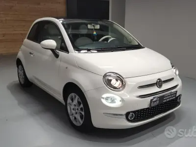 Begagnad Fiat 500 Lounge 69 HK (50 kW) 2017 Vit Sedan
