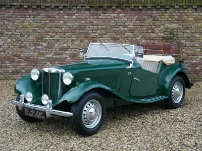 Usata MG TD 57 CV (41 kW) 1952 Verde Cabrio