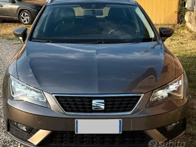 Usata Seat Leon ST Style 116 CV (85 kW) 2017 Grigio Station wagon